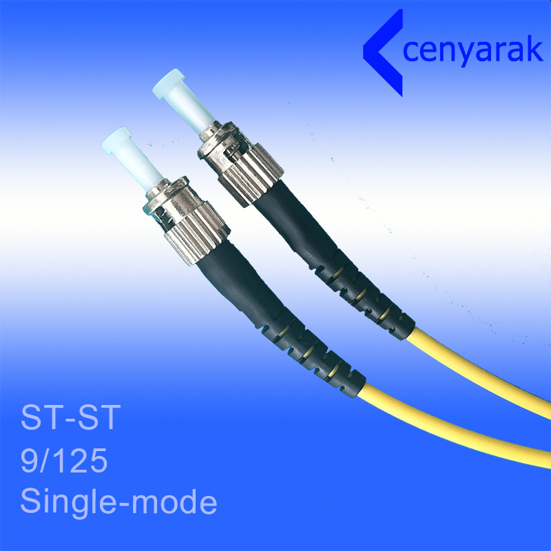 St-St Upc Single Mode Single Core Fiber Optic Patch Cord