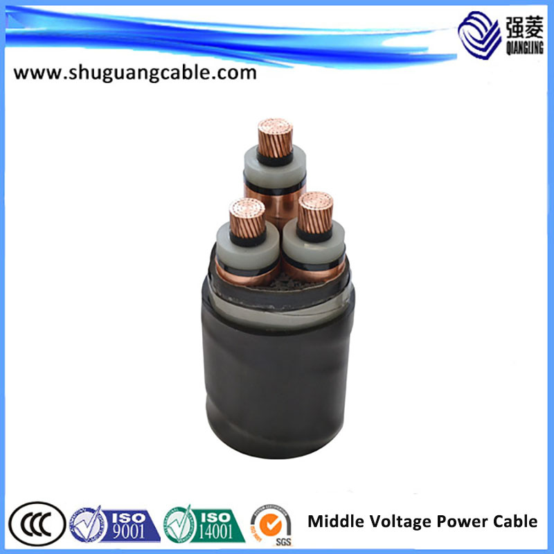 Multi-Cores 26/35kv XLPE Insulated PVC Sheathed Power Cable