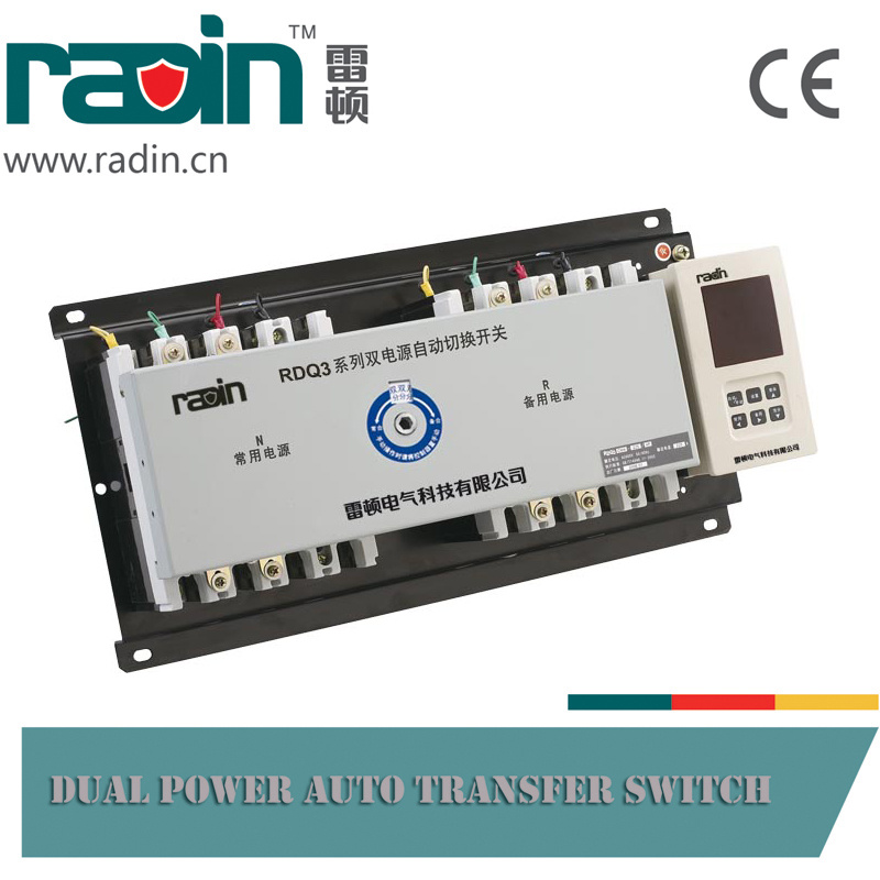 Rdq3cma-225A/3p Automatic Transfer Switch, ATS with MCCB