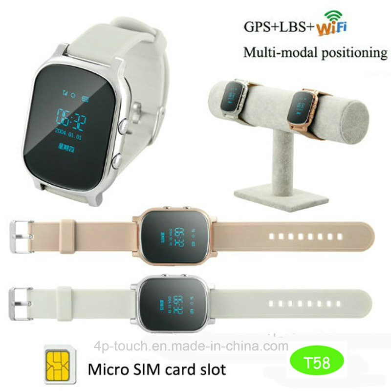 Adult Personal GPS Tracker Watch with Calling Function (T58)