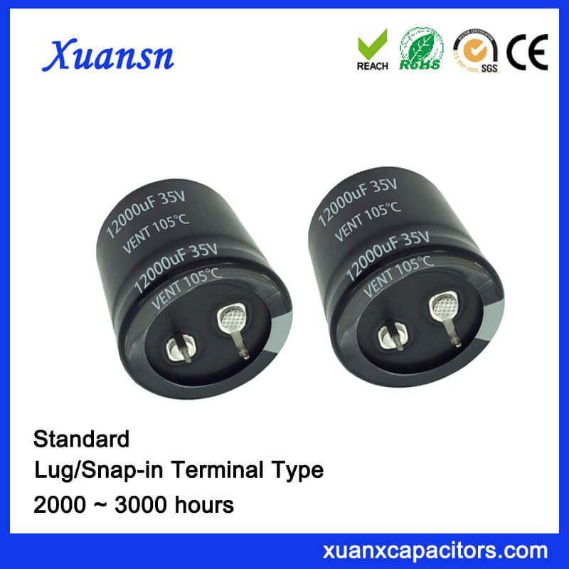 35V 12000UF Capacitor Electrolytic 3000hours