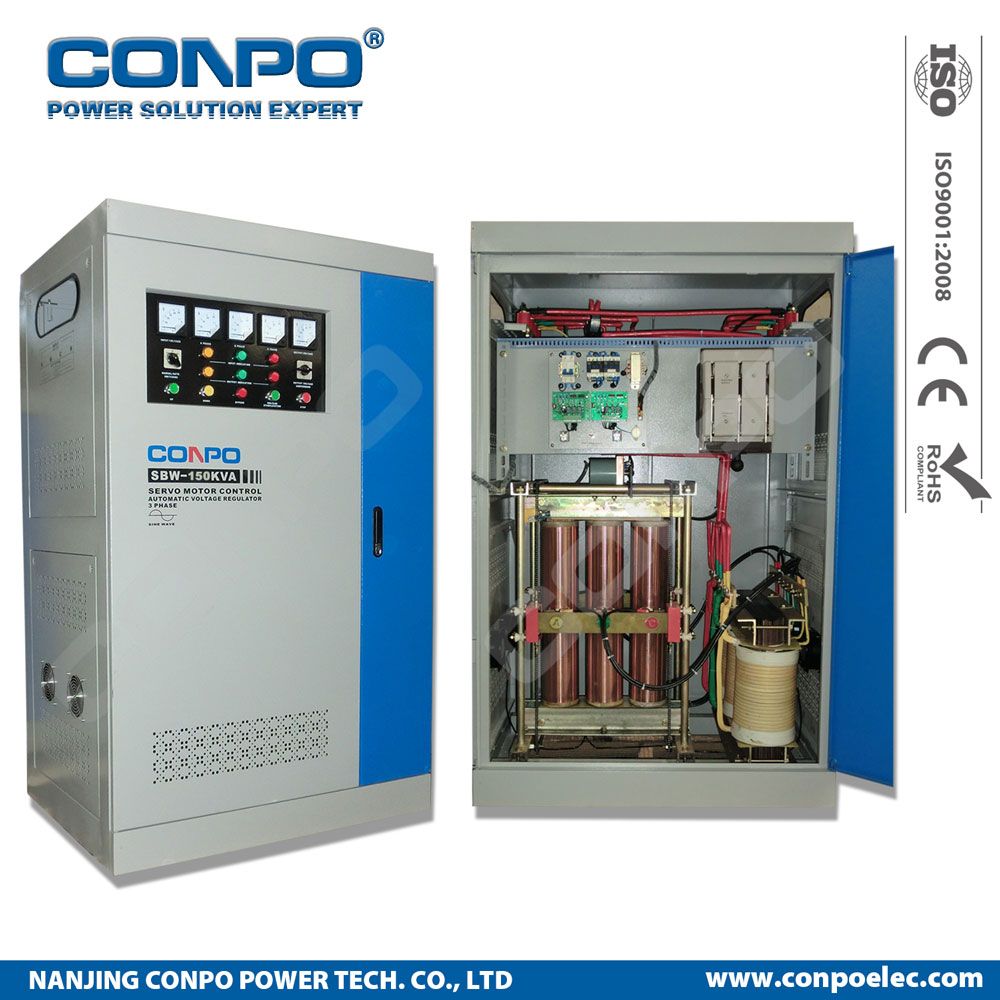 SBW-150kVA 3phase Industrial-Grade Compensated Voltage Stabilizer/Regulator