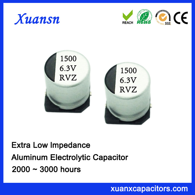 1500UF Ultra Low Impedance Chip 2000hours Electrolytic Capacitor