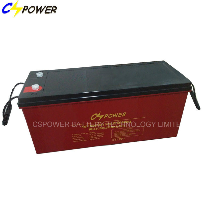 Long Life Gel Battery 12V200ah for Solar Panel/Charger Controller