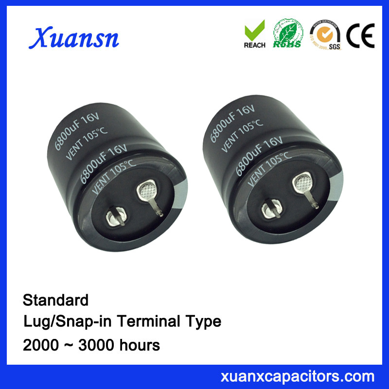 6800UF 16V Standard Snap-in Electrolytic Capacitor
