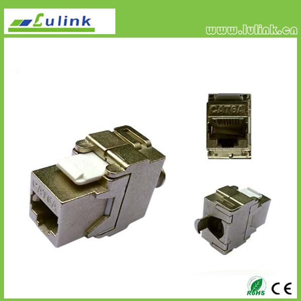 Factory Directly Supply CAT6A Shield Rj Model RJ45 Keystone Jack