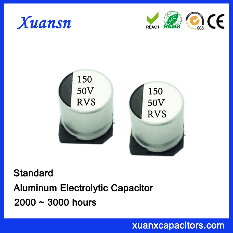 High Quality 150UF 50V General SMD Electrolytic Capacitor