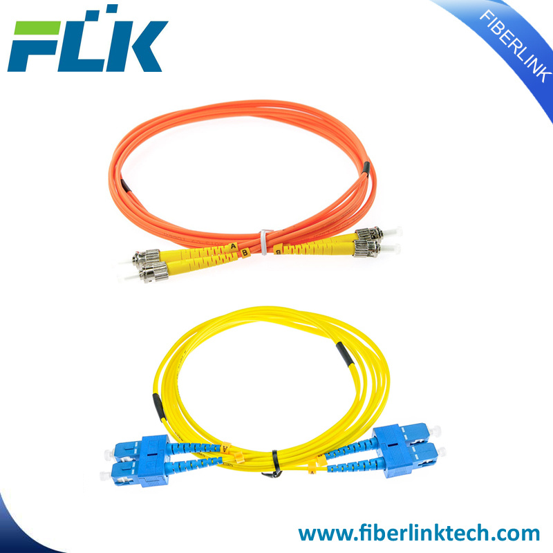FTTH St/Sc Duplex Fiber Optic Jumper Cable