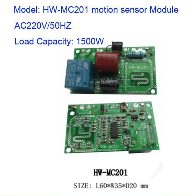 1500W Microwave Sensor Detection Module Hw-Mc201 Directly Connected MCU