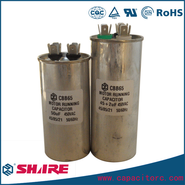 Air Conditioning Cbb65 Sh Capacitor with Two or Three Terminals Film Capacitor