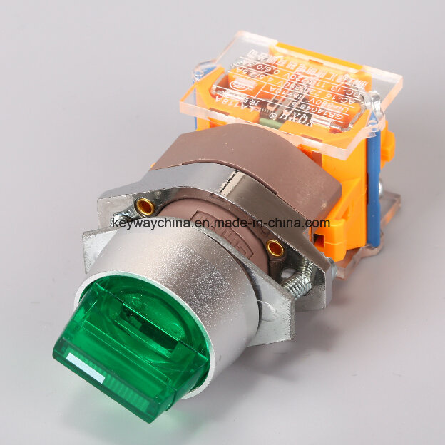 Illuminated Rotary Push Button Switch (LA118A series) 220V