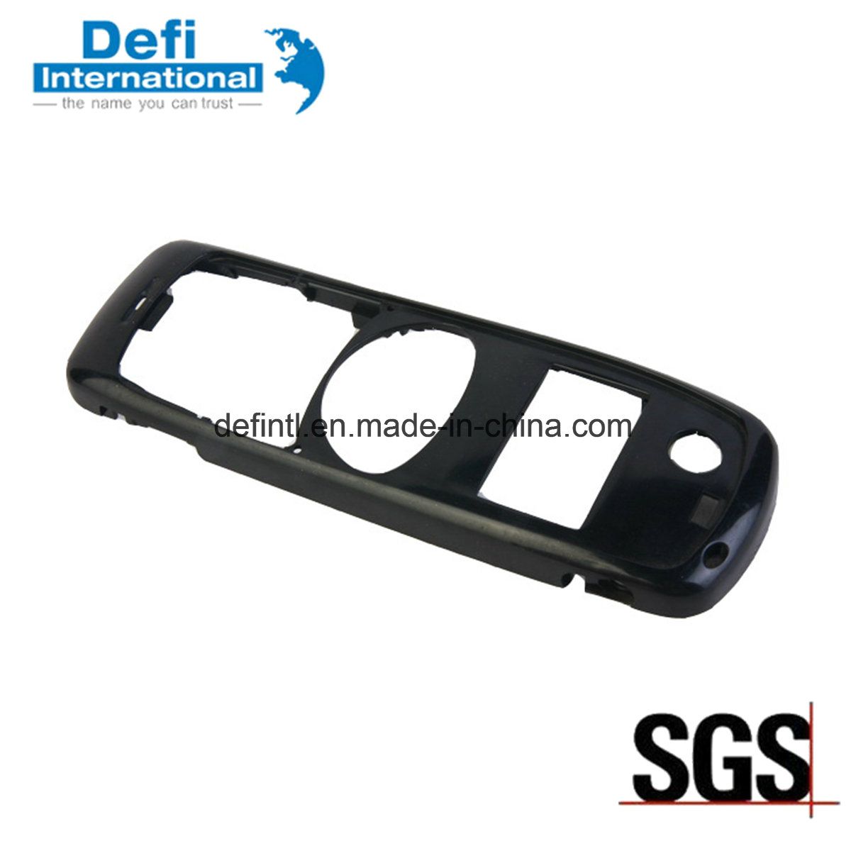 Shiny Black Plastic Faceplate for Toy Remote Controller
