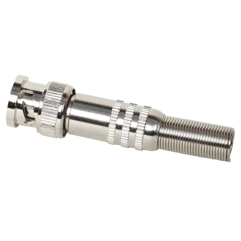 BNC Male Connector with Spring for CCTV Security