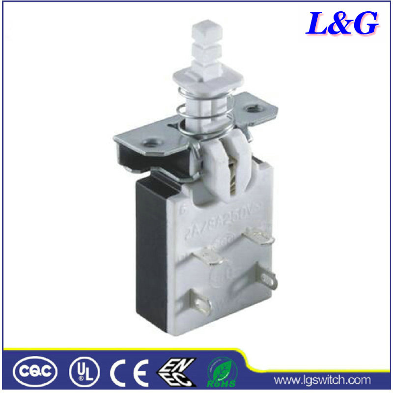 Electrical Power 4 Pins Dpst Push Button Switch for TV
