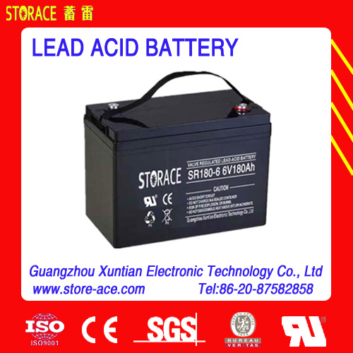 6V 180ah AGM Lead Acid Battery