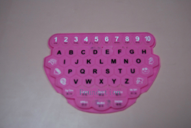 Corrosion Resistance Key Control Overlay Silicone Rubber Button Keypad