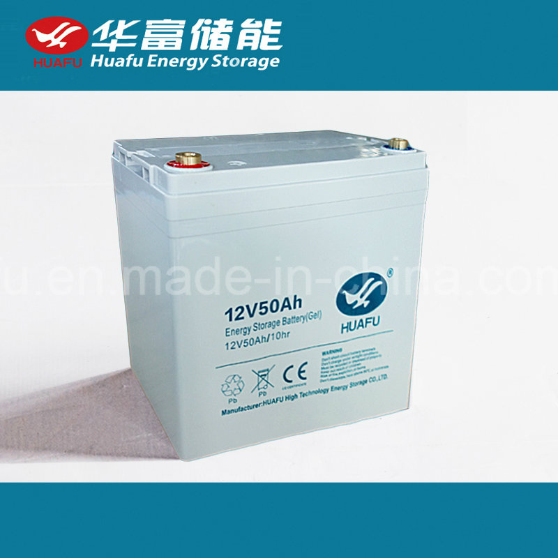 12V 50ah Solar Power Battery with Ce Certificate