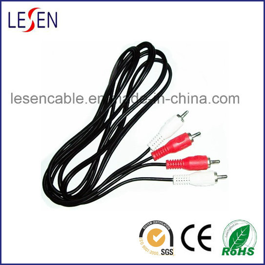 RCA Cable, 2 RCA Plug to 2 RCA Plug
