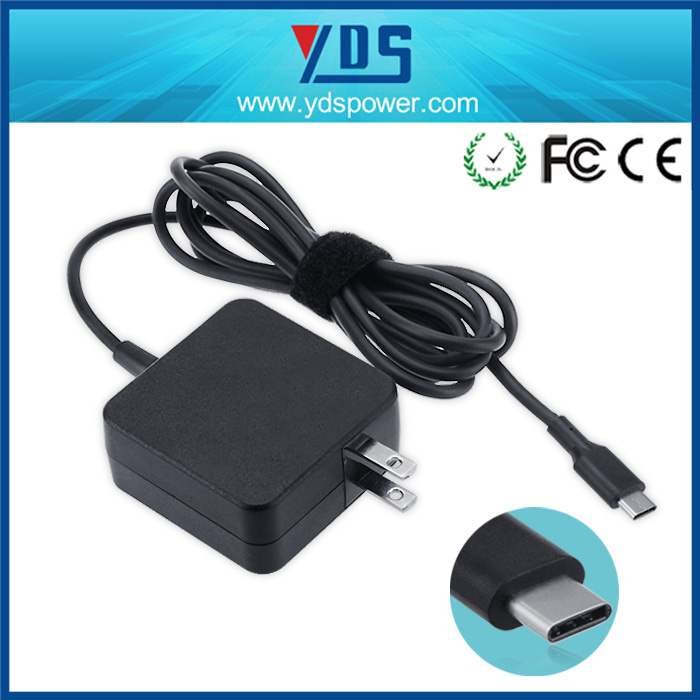 45W Type C 5V12V20V 2A2a2.25A AC DC Power Adapter
