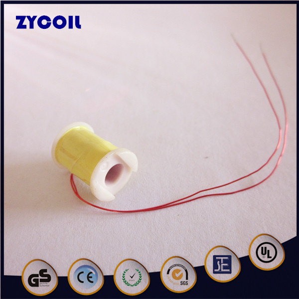 Small Inductor Bobbin Coil with Red Magnet Wire