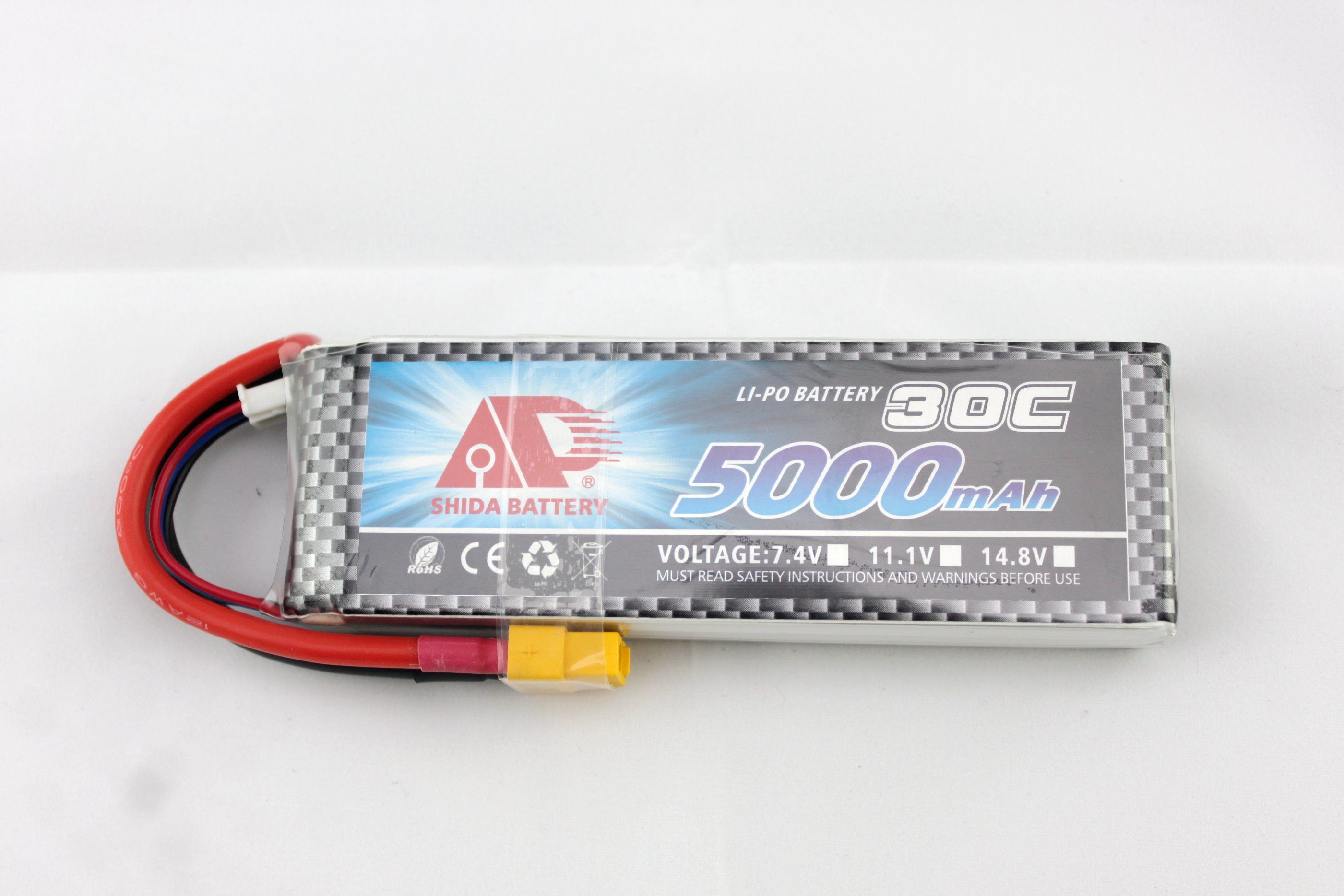 5000mAh 30c 11.1V Lithium Polymer Battery for R/C Model