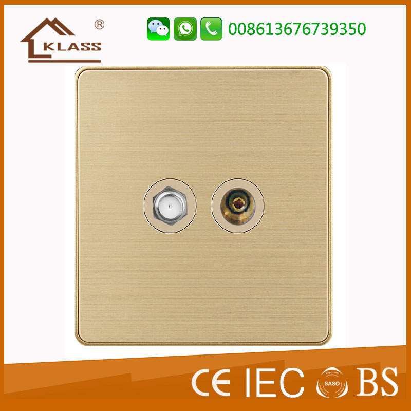 Electrical Switch Satellite and TV Socket British Standard