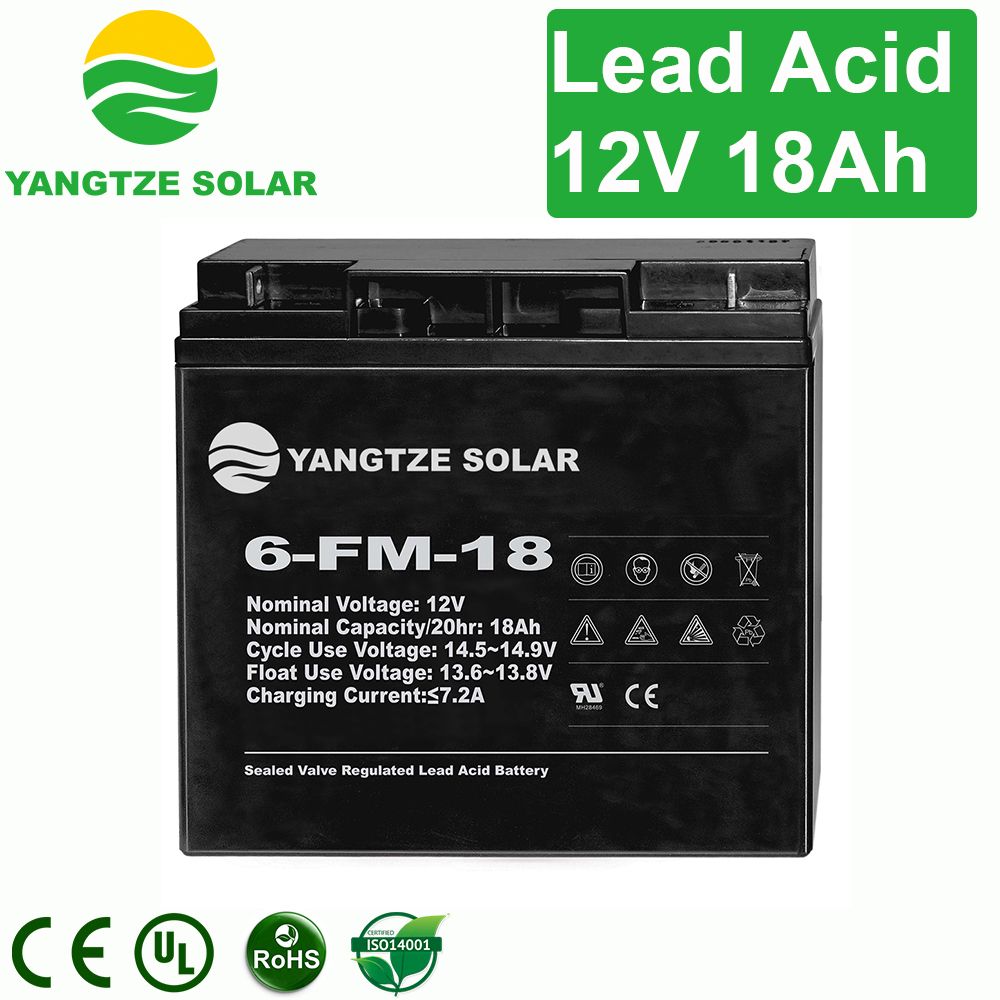 Rechargeable Lead Acid 12V 18ah Battery
