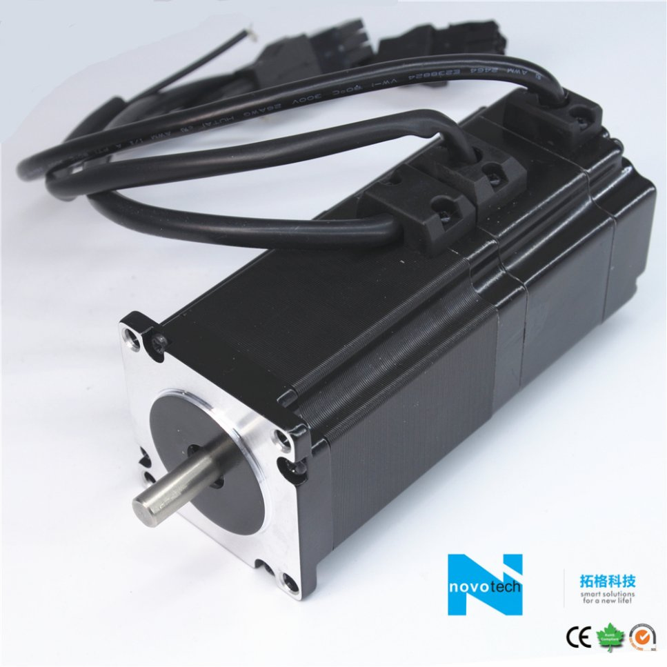 Stepper Motor with Encoder and Brake Built-in