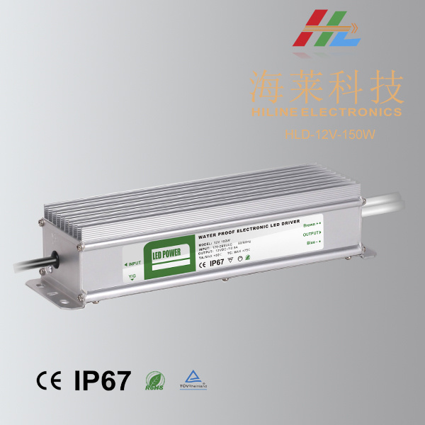 150W 12V/24V IP67 Waterproof LED Driver