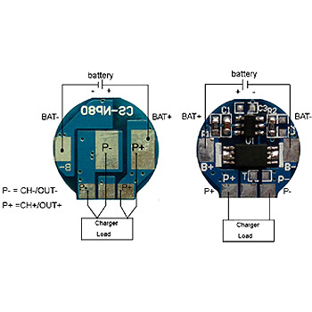 Li-ion Battery Pack 1s BMS