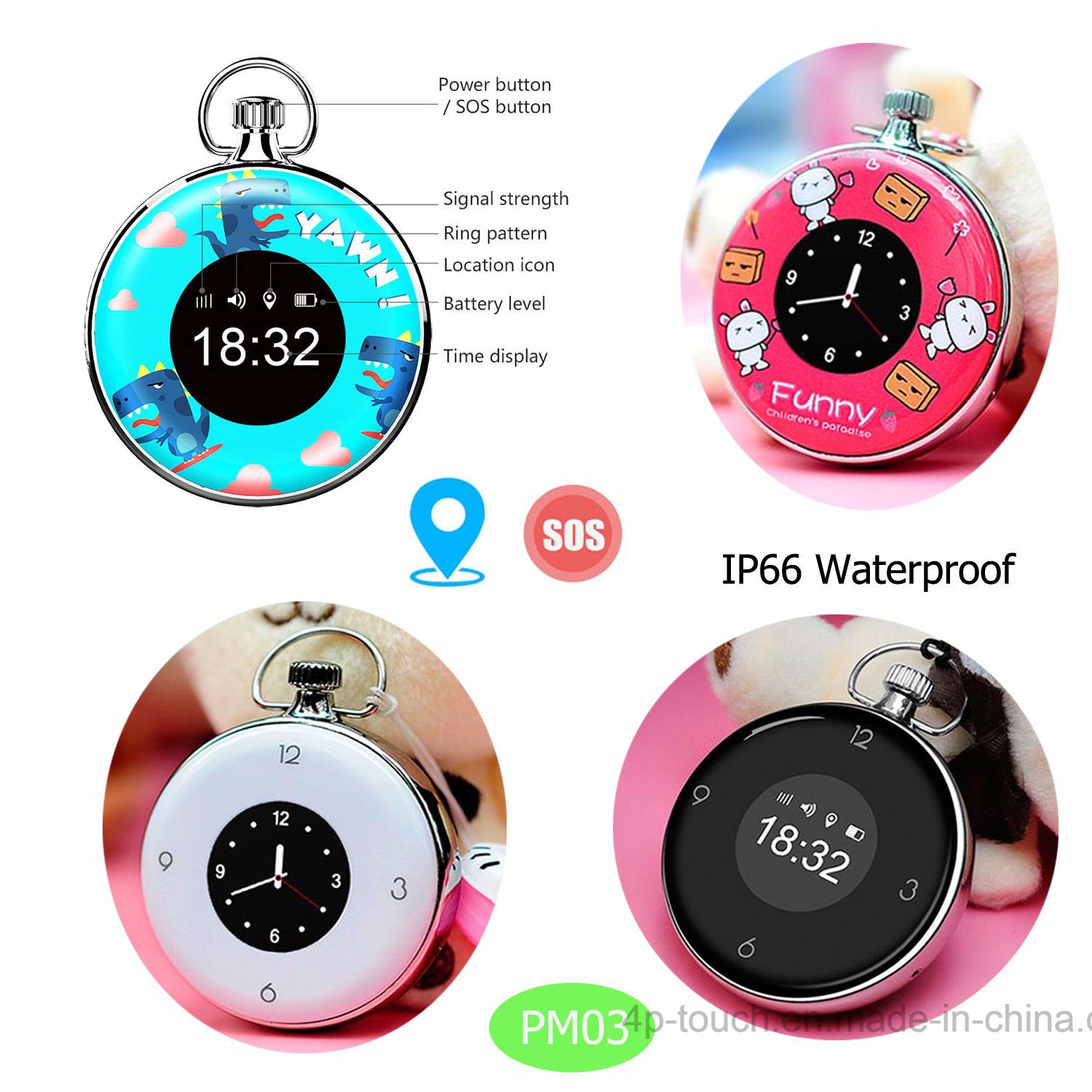 2017 Newest Developed GPS Tracking Device with IP66 Waterproof Pm03