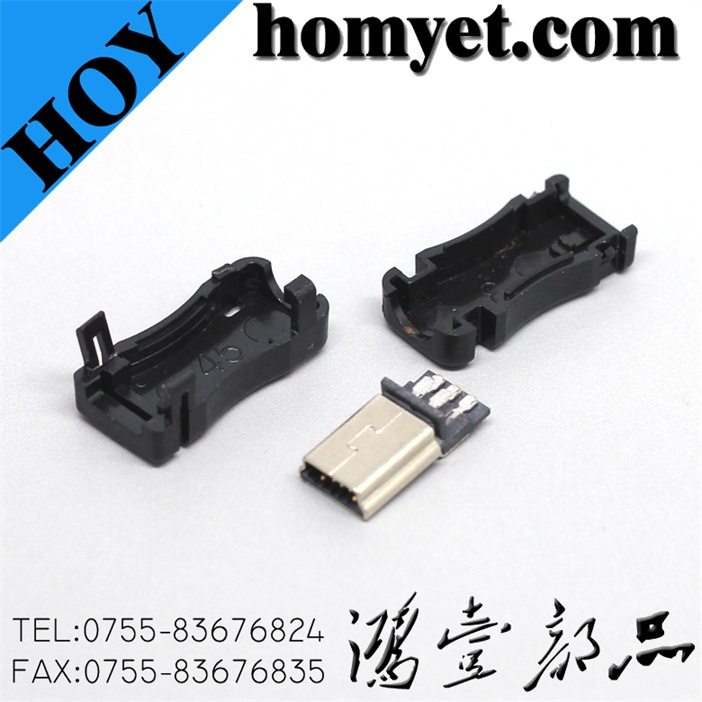 Mini USB 5 Pin Connector Set for Charger