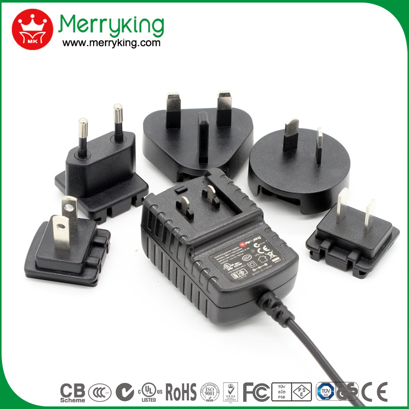 12V1a Interchangeable Adapter DOE VI Level Energy Efficiency