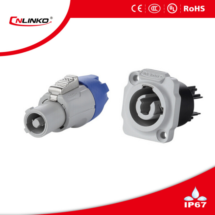 IP44 Cheaper Price 3pin Connector/Powercon