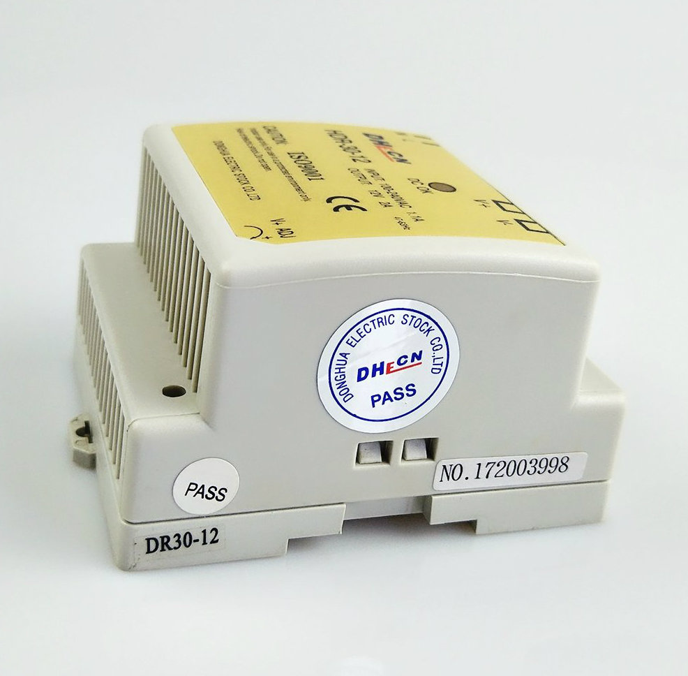DIN Rail AC to DC Switch Power Supply Input 88-264VAC to Output 30W, 5VDC, 12VDC, 15VDC, 24VDC Can Be Offered Ce, RoHS, ERP, ISO9001
