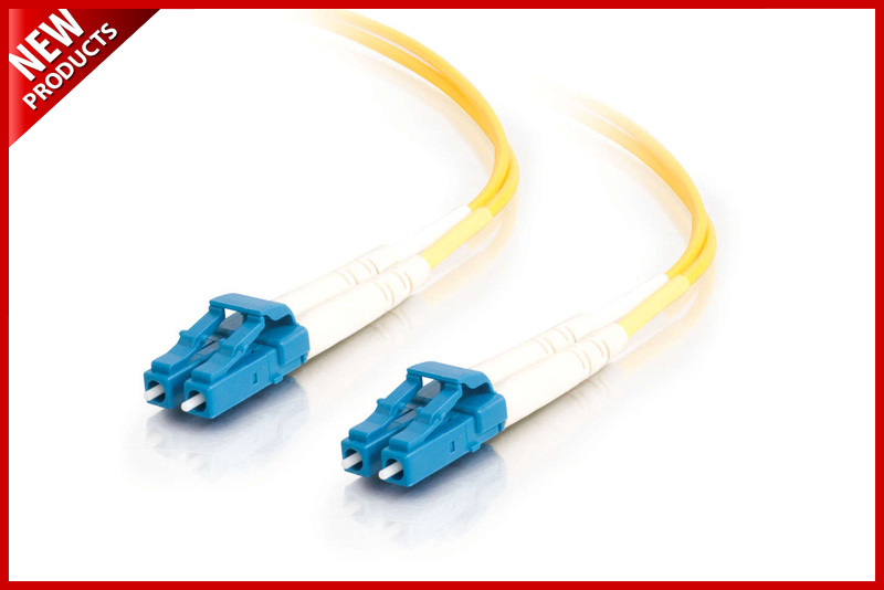 Yellow 3.0mm Fiber Optic LC to LC Zipcord Singlemode Patch Cable