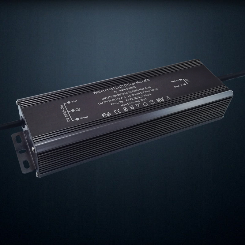 Waterproof 8.4A 200W 24V LED Driver for LED Strips