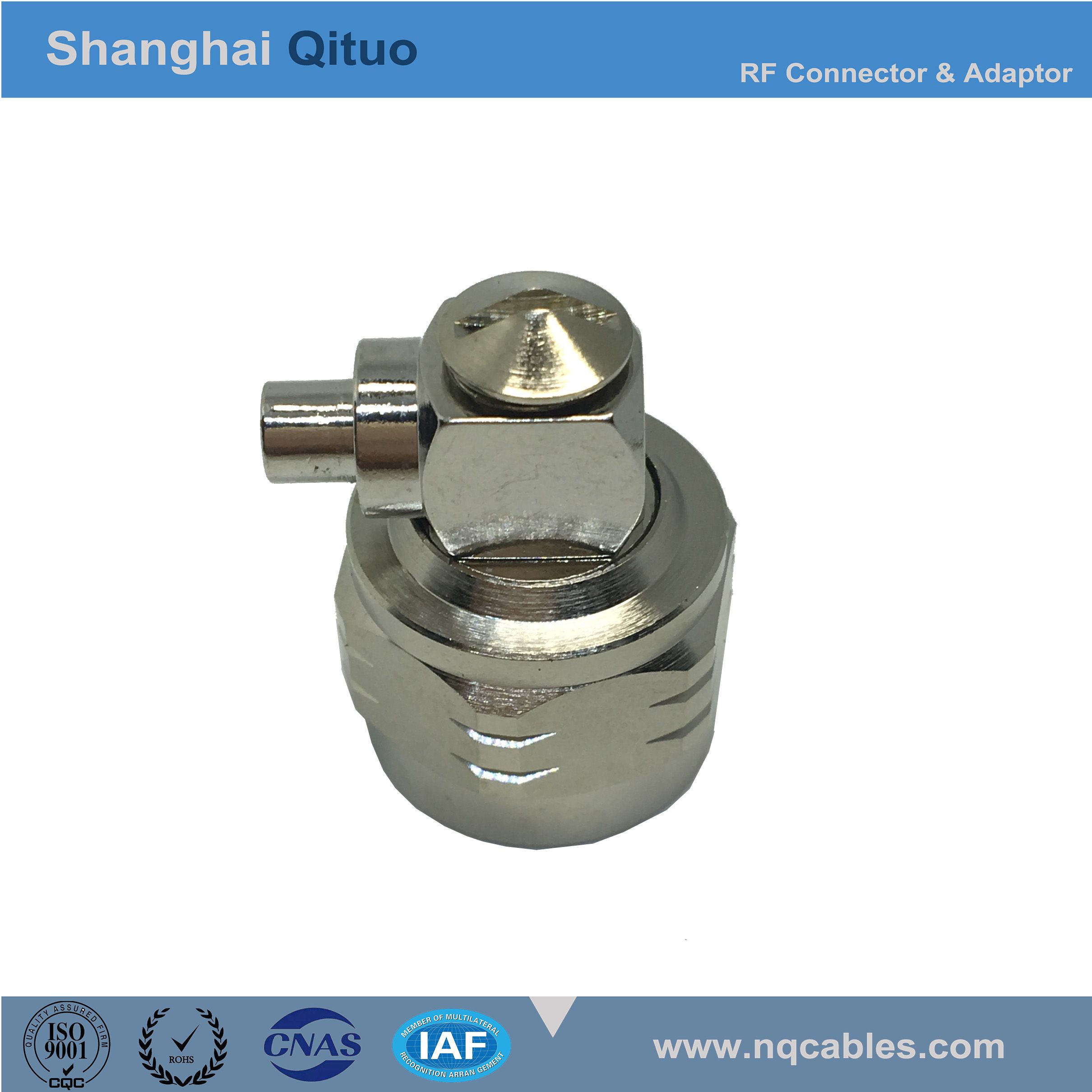 RF Connector N Right Angle Male Plug for Rg402 Semi-Flexible Cable (N-JW-B33)