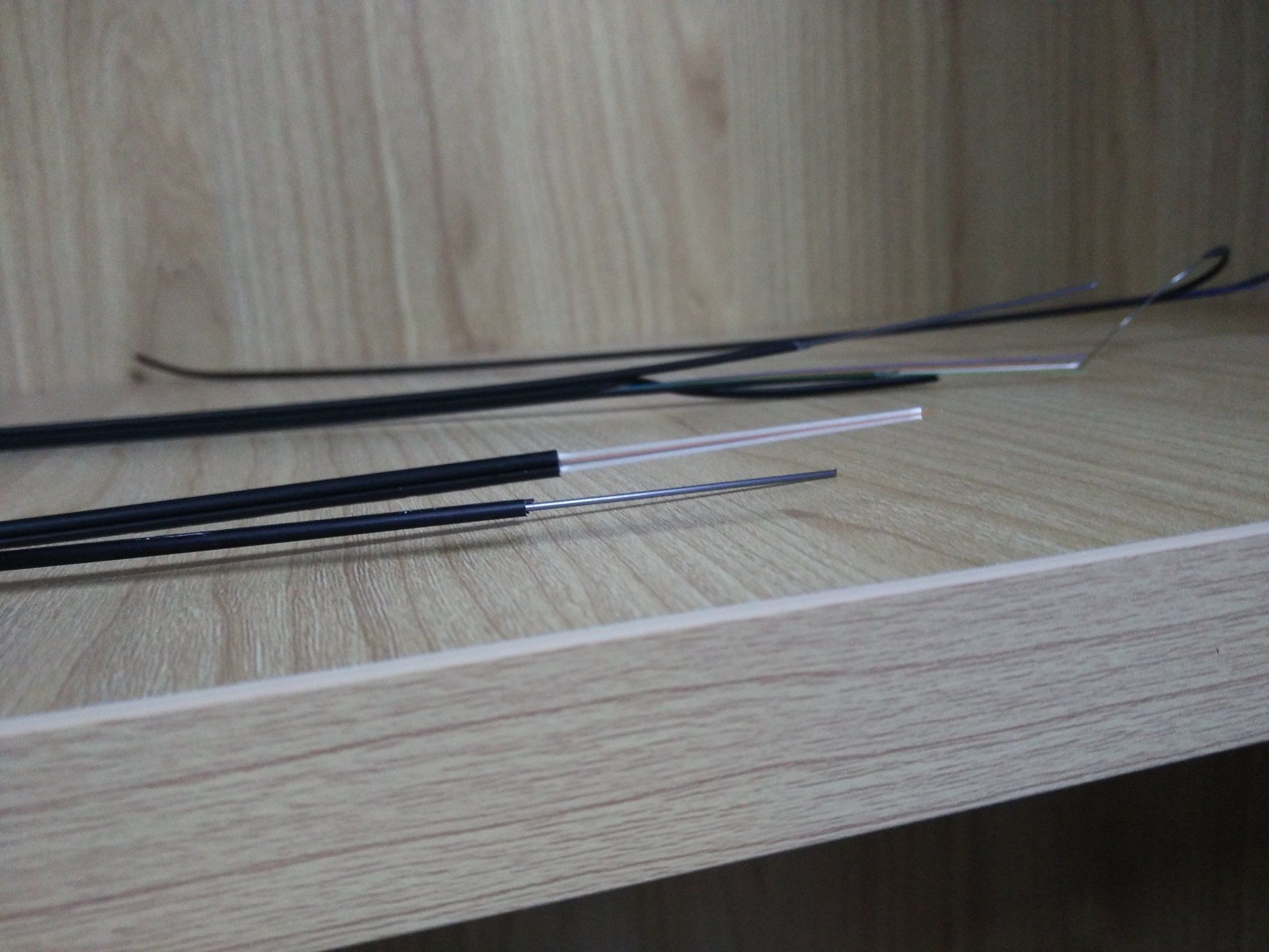 FTTH Duplex Armored Single Mode Indoor Fiber Optic Cable