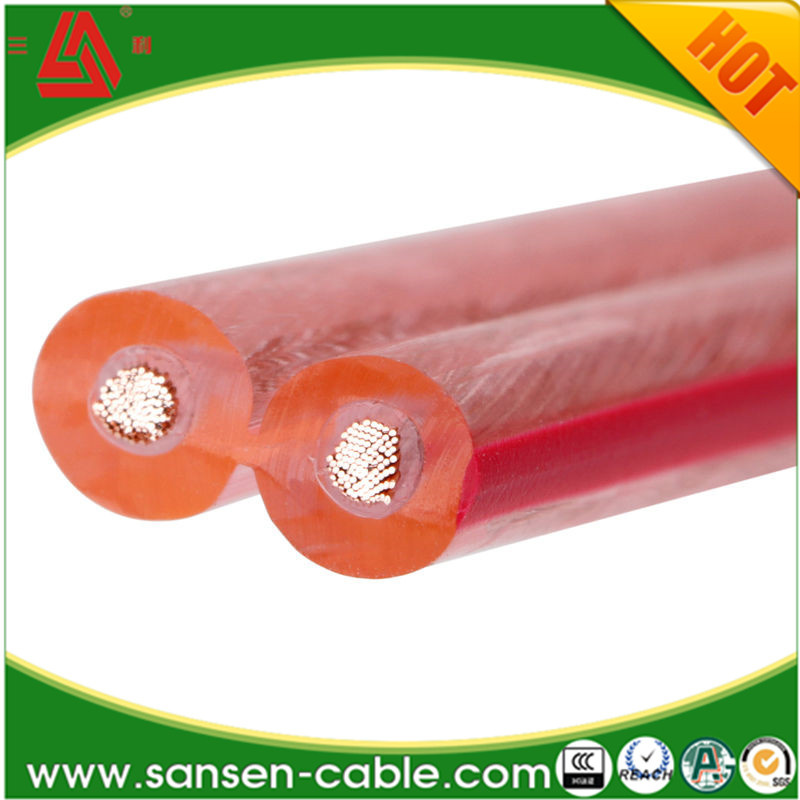 High Quality Transparent Speaker Cable 2*16AWG