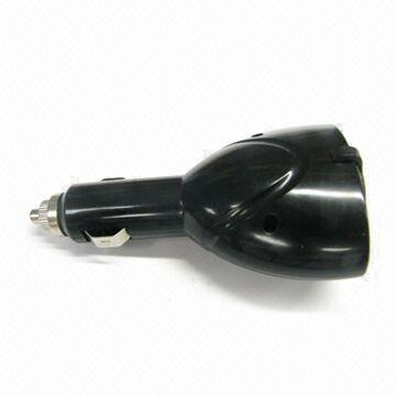 AC/DC Car Adapter with Two USB Outputs, RoHS Compliant (DC-11)