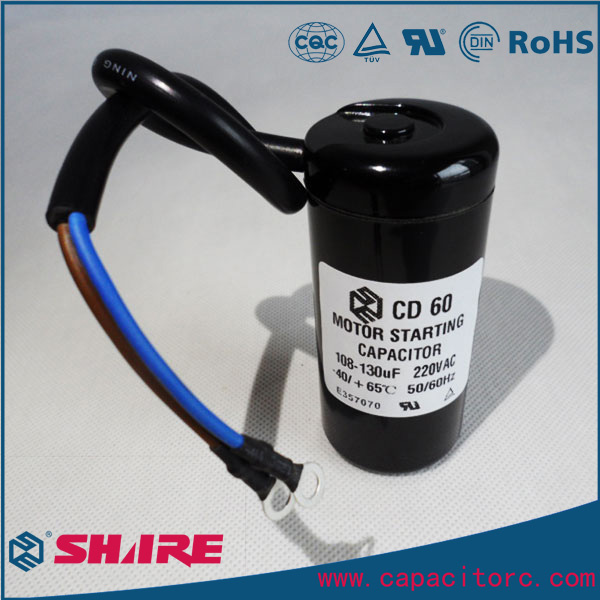 100UF 330VAC Aluminum Electrolytic Capacitor