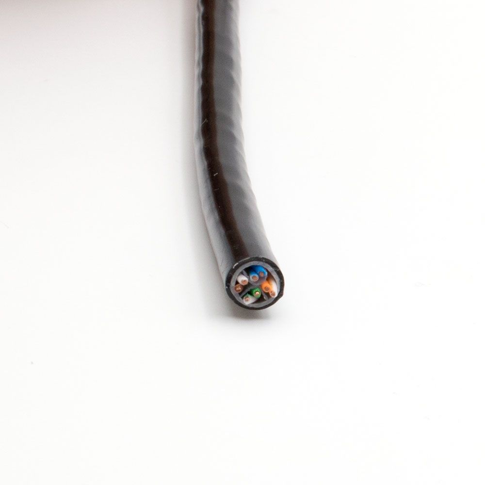 Outdoor CAT6 in 300m LSZH +PE Jacket 4pair 8core PE