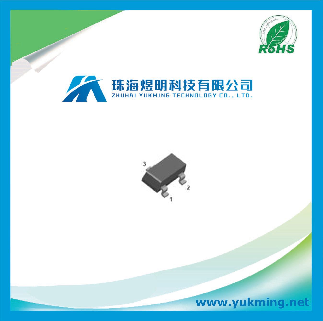 Silicon Epitaxial Planar Transistor of Electronic Component for PCB Assembly