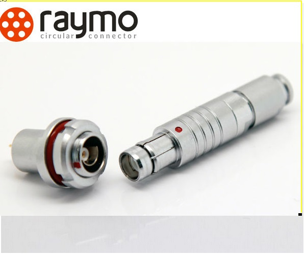 S Cable Mounted Straight Plug in Size 102 / Circular Metal Connector