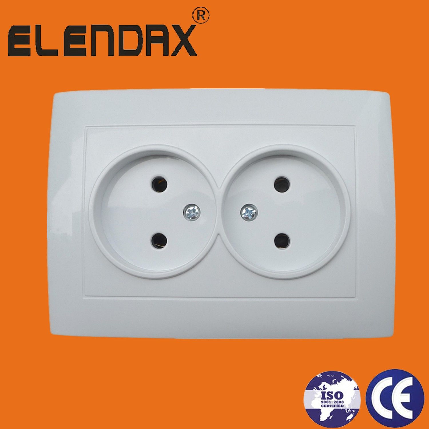 New Schuko Socket Outlet Double/European Socket (F9209)