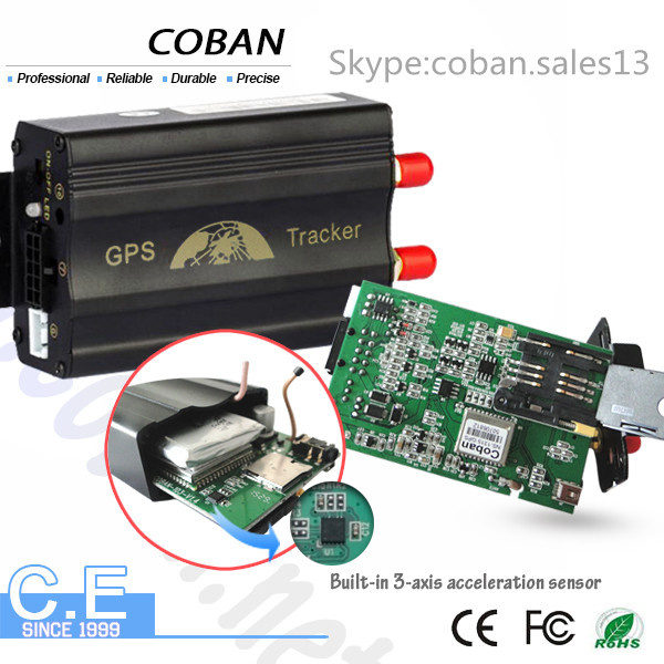 GSM GPS Tracker Car Alarm System Coban 103b with Speed Door Alarm & Engine Stop Remotely