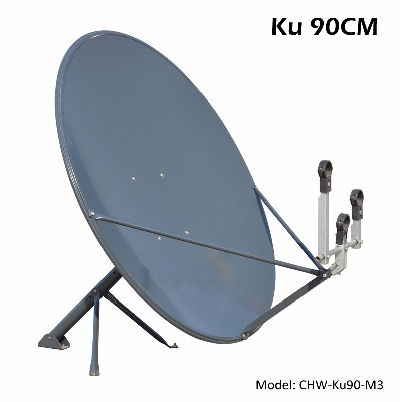 Ku 90cm Satellite Dish Antenna (Multi-LNB Holder)
