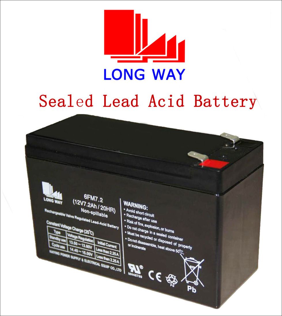 12V7.2ah Solar AGM Deep Cycle UPS Battery