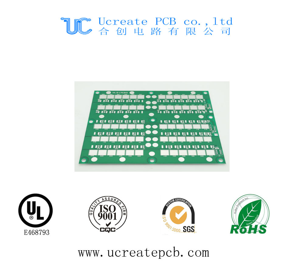Green Mask Aluminum PCB for LED with High Quality